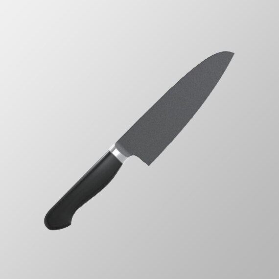 STICK LESS 6.5IN SANTOKU KNIFE BLACK