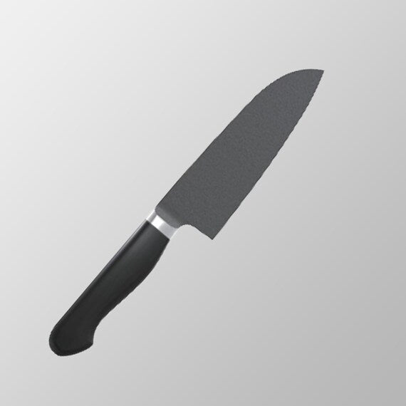 STICK LESS 5.5IN SANTOKU KNIFE BLACK