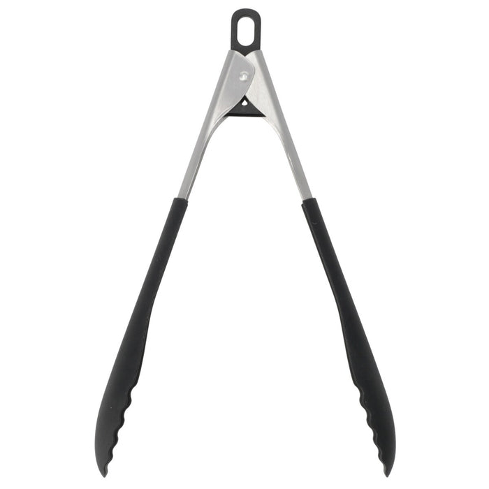 SILICONE STAINLESS TONG M KT03