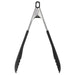 SILICONE STAINLESS TONG M KT03
