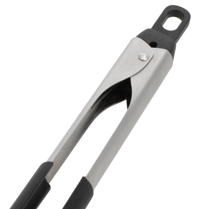 SILICONE STAINLESS TONG M KT03