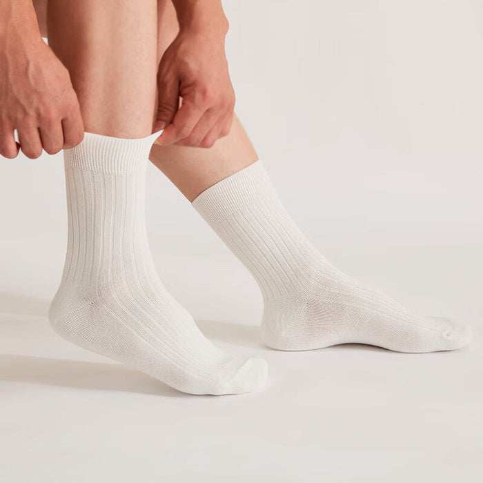 MEN SOCKS MID WH