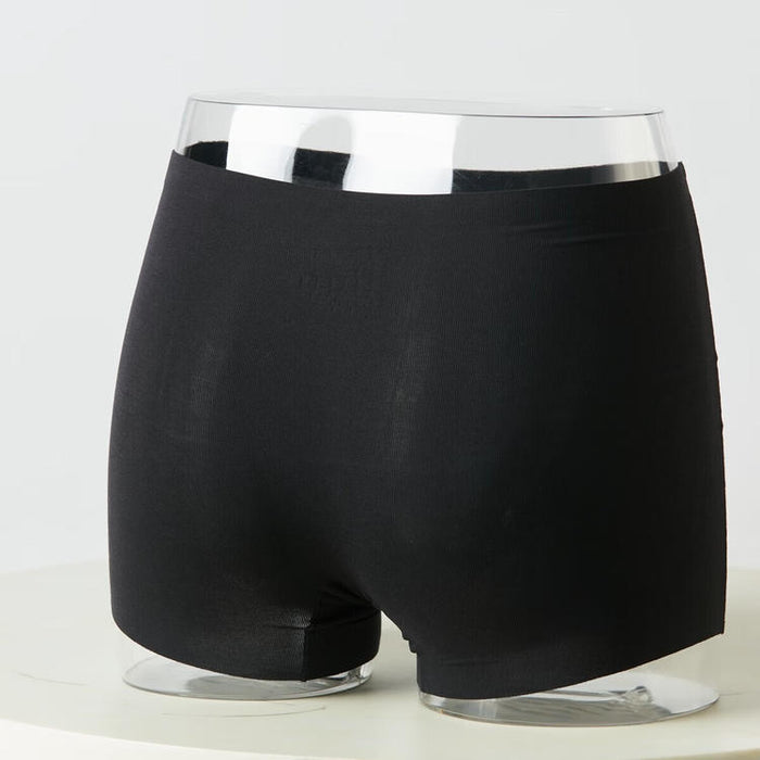 WOMEN MODAL SEAMLESS BOXER BK L