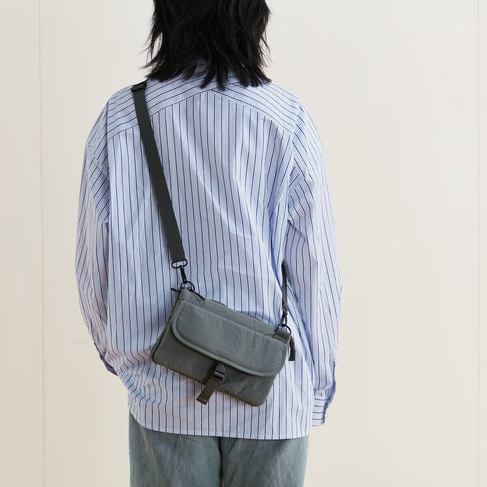 PORTABLE MULTI-POCKET CROSSBODY BAG DGY