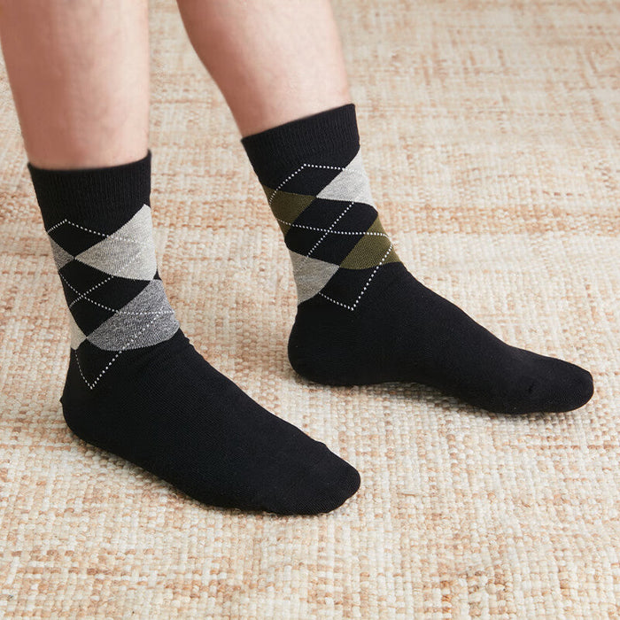 MEN SOCKS DIAMOND BK