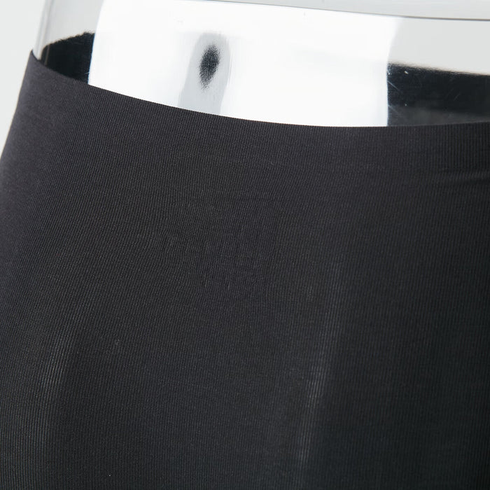 WOMEN MODAL SEAMLESS BOXER BK L