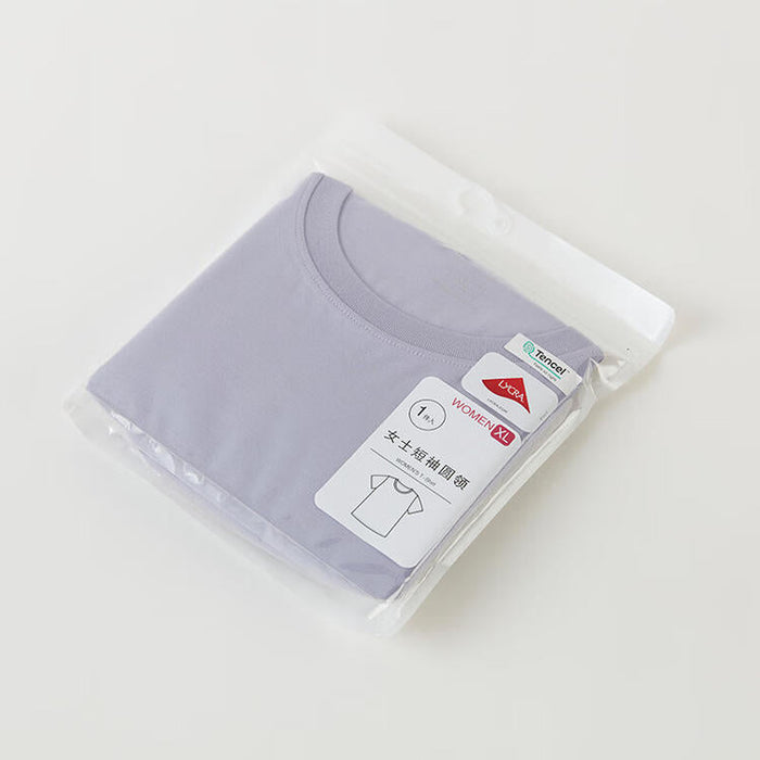 WOMEN MODAL COTTON UNECK SHORT PU XL