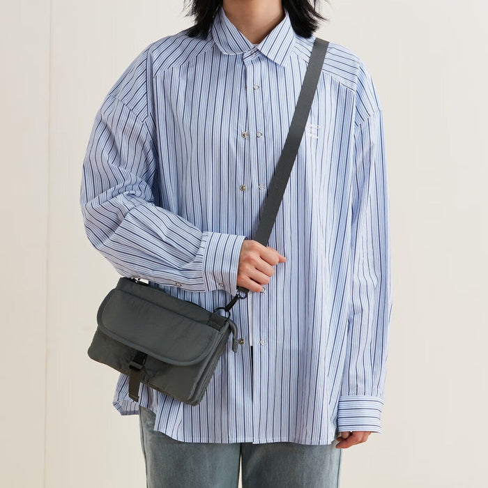 PORTABLE MULTI-POCKET CROSSBODY BAG DGY