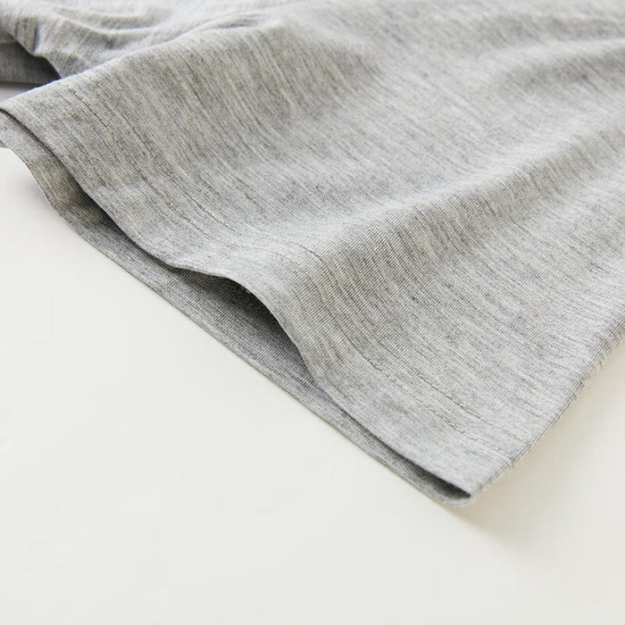 WOMEN MODAL VNECK SHORT GY M