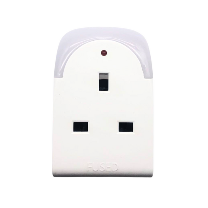 3WAY ADAPTOR W/NIGHT LIGHT WH