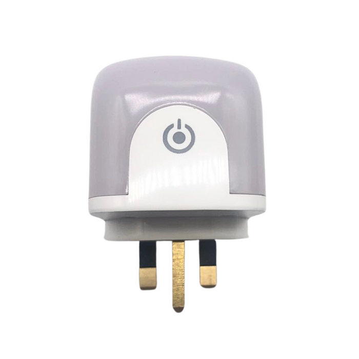 3WAY ADAPTOR W/NIGHT LIGHT WH