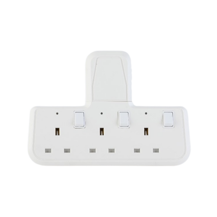 T-SHAPE 3WAY SOCKET W/SWITCH