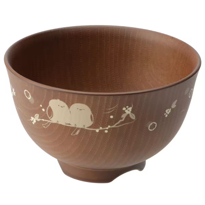 SOUP BOWL MIZUKIRI-HASORI BIRD PATTERN MBR