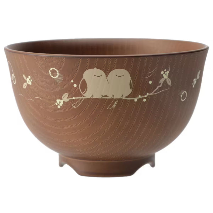 SOUP BOWL MIZUKIRI-HASORI BIRD PATTERN MBR