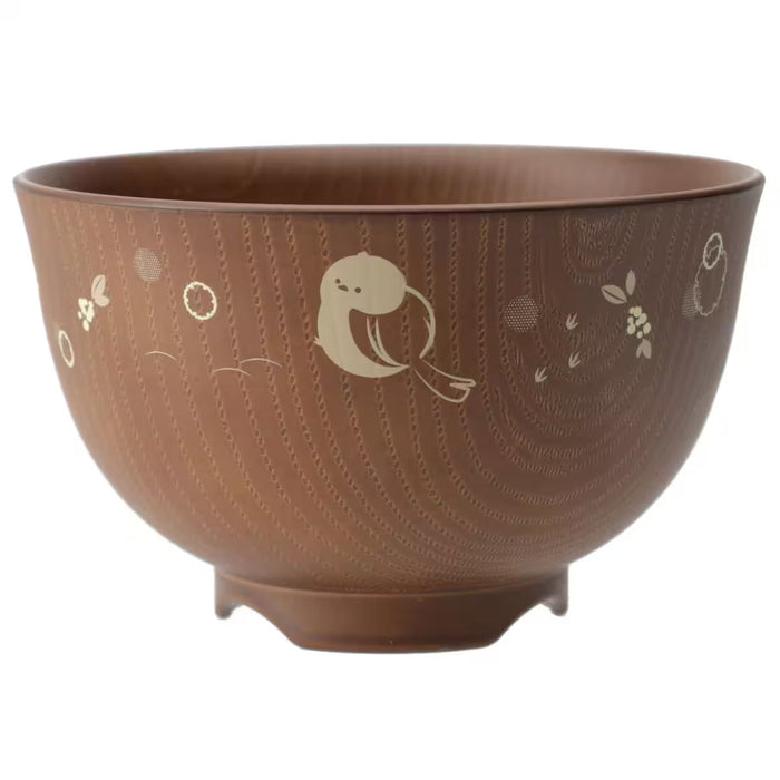 SOUP BOWL MIZUKIRI-HASORI BIRD PATTERN MBR