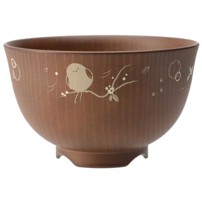 SOUP BOWL MIZUKIRI-HASORI BIRD PATTERN MBR
