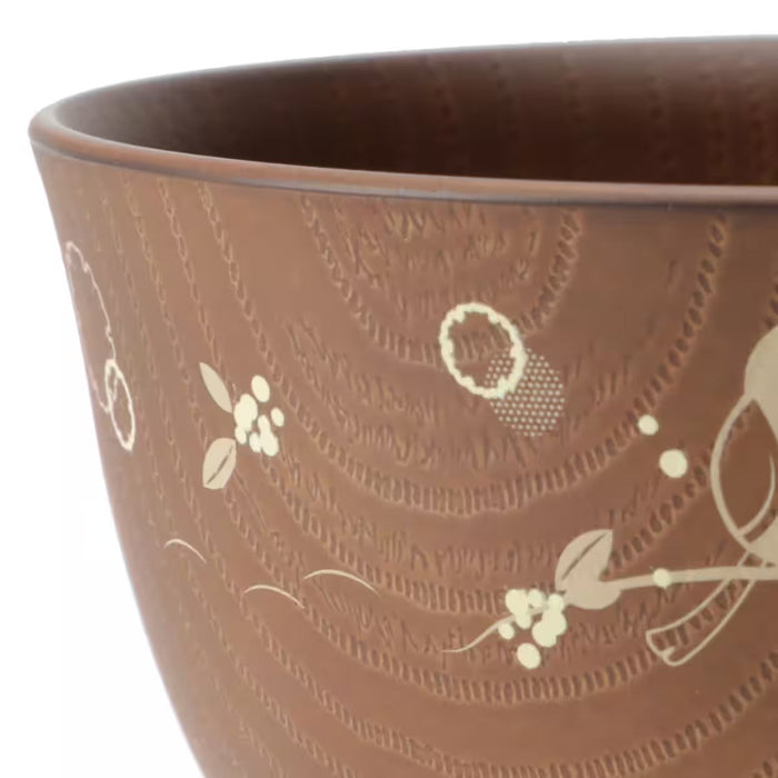 SOUP BOWL MIZUKIRI-HASORI BIRD PATTERN MBR