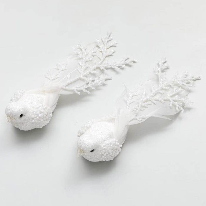 CHRISTMAS ORNAMENT BIRDS CLIP SET 2P H247044 N5AN