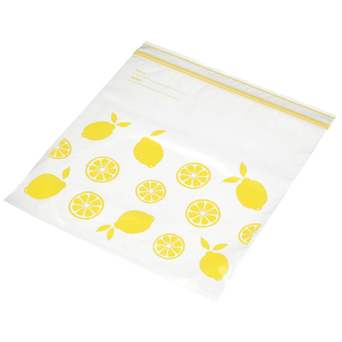 FREEZERBAG DOUBLE ZIPPER NO GUSSET L22 TW-LEMON