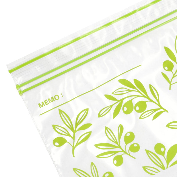 FREEZERBAG DOUBLE ZIPPER NO GUSSET SS42 TW-OLIVE