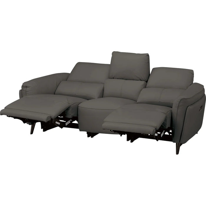 2M ELECTRIC 3 SEATER SOFA LS02 NW DGY