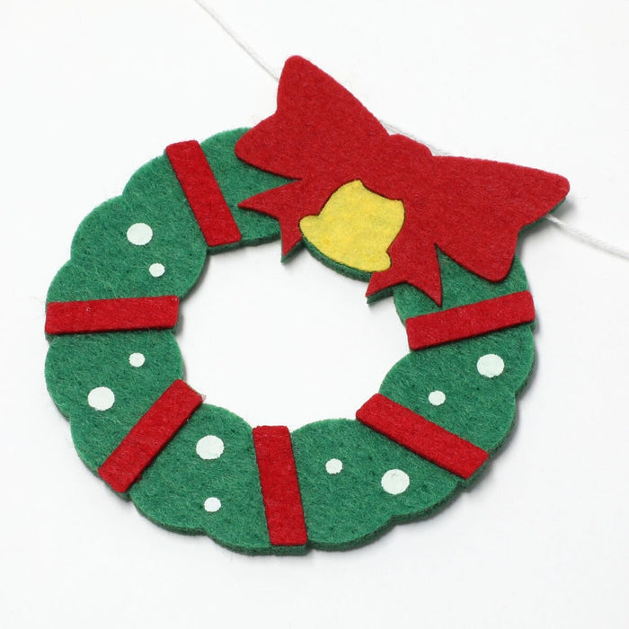 CHRISTMAS BANNER SANTA FRIENDS N2GL