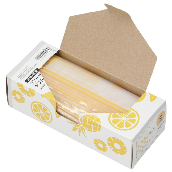 FREEZERBAG DOUBLE ZIPPER NO GUSSET S42 TW-MIX