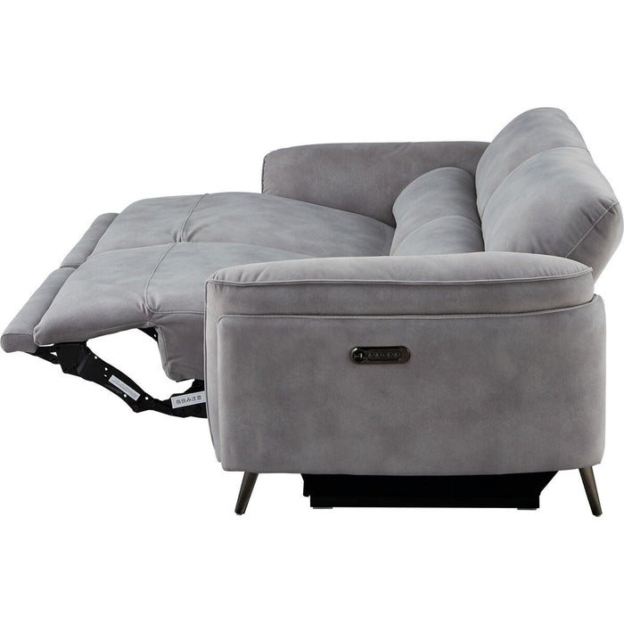 2M ELECTRIC 3P SOFA LS02 PEY GY