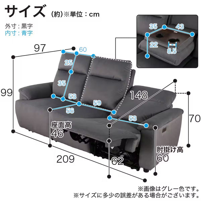3S RECLINING-SOFA-TB ZERO BR