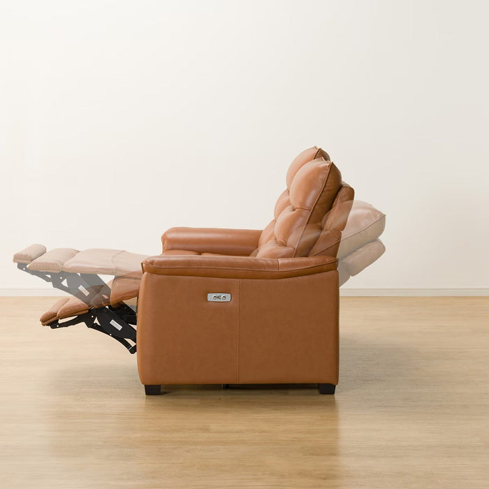 2P ELECTRIC SOFA N-BELIEVA 3 TK-LEATHER BR