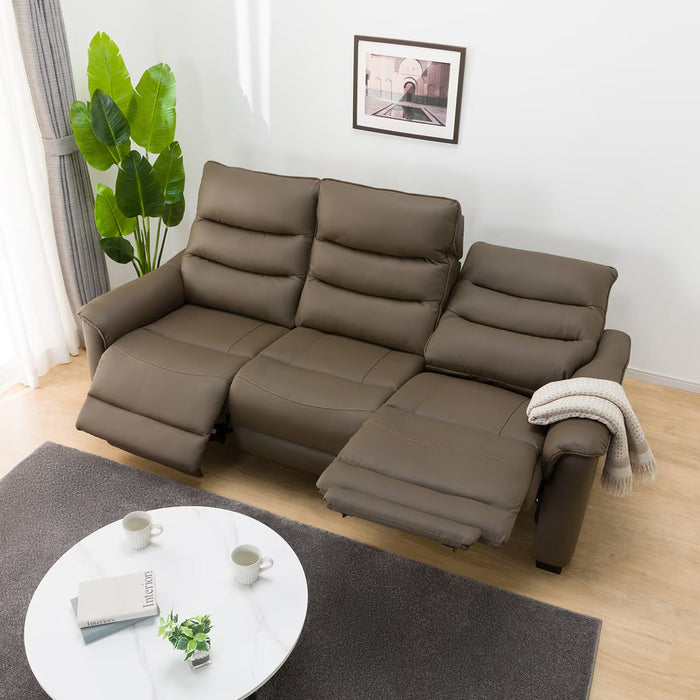 3 ELECTRIC 3P SOFA N-BELIEVA 3 LEATHER BR