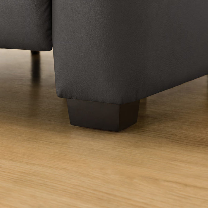 2P ELECTRIC SOFA N-BELIEVA 3 TK-LEATHER DGY