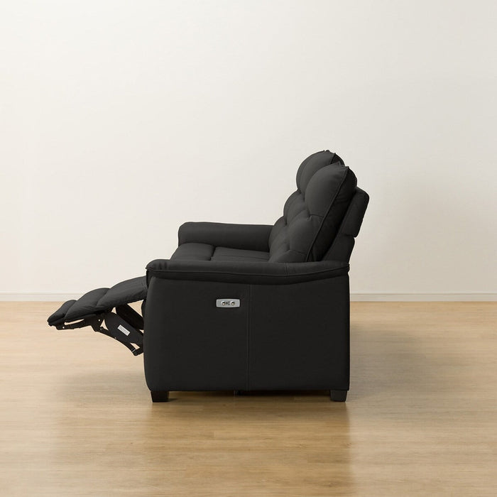 3 ELECTRIC 3P SOFA N-BELIEVA 3 LEATHER BK