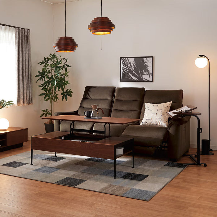 3P ELECTRIC SOFA N-BELIEVA 3 MICROFIBER GY