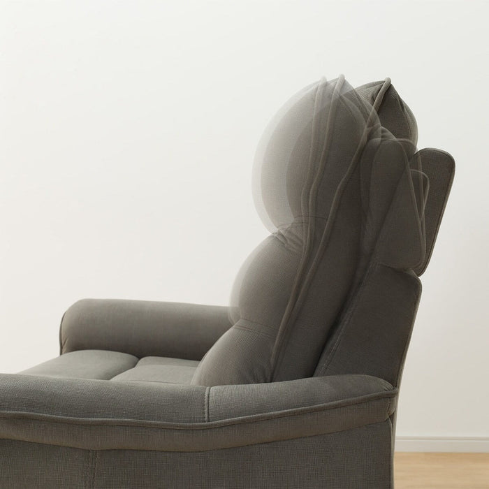 3 ELECTRIC 3P SOFA N-BELIEVA 3 MICROFIBER GY