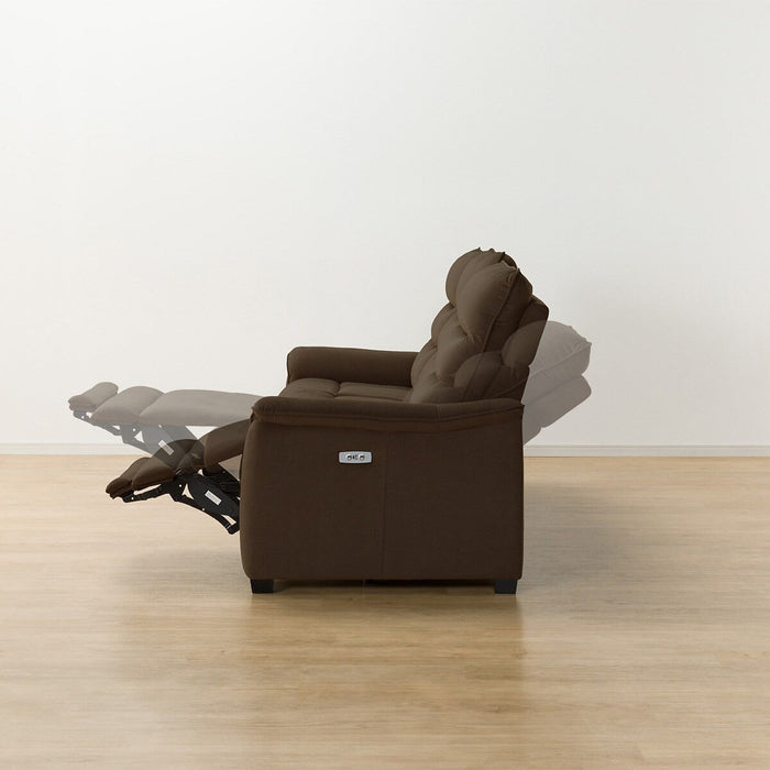 3 ELECTRIC 3P SOFA N-BELIEVA 3 MICROFIBER BR