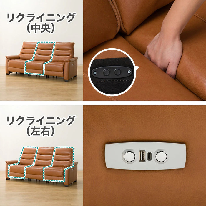 3 ELECTRIC 3P SOFA N-BELIEVA 3 TK-LEATHER BR