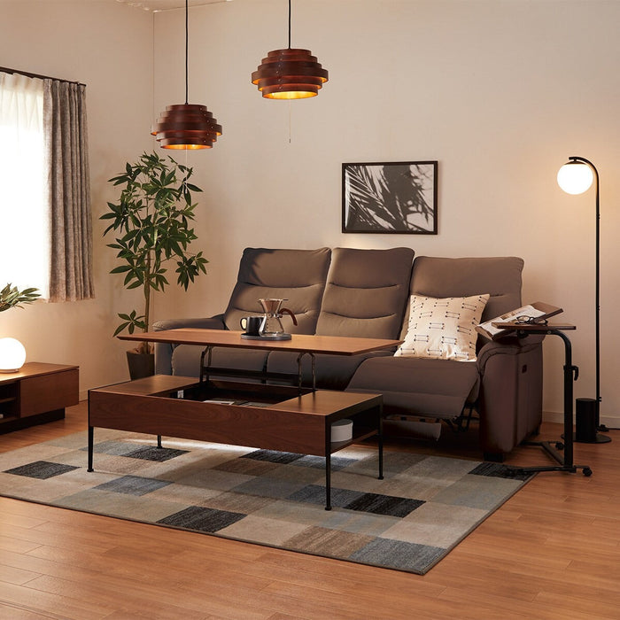 3P ELECTRIC SOFA N-BELIEVA 3 LEATHER BR