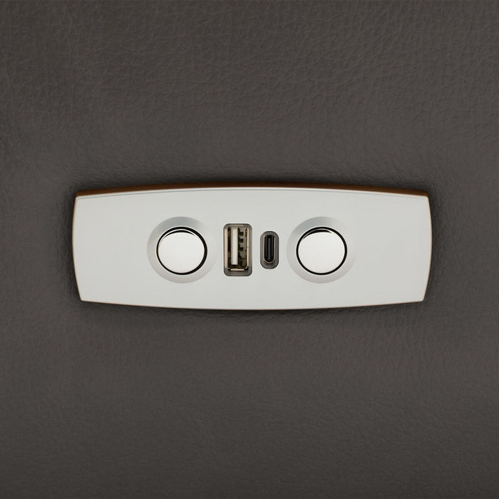 3 ELECTRIC 3P SOFA N-BELIEVA 3 TK-LEATHER DGY