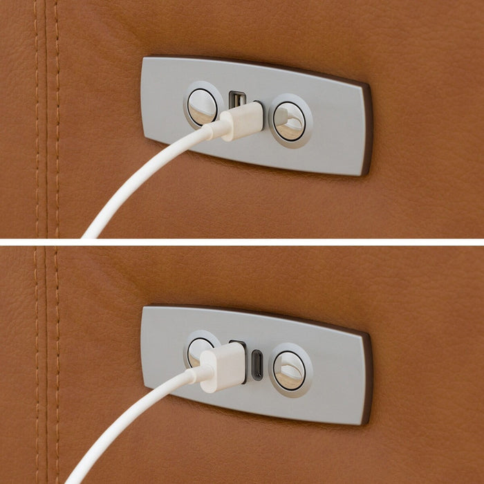 3P ELECTRIC SOFA N-BELIEVA 3 TK-LEATHER BR