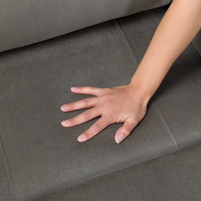 3 ELECTRIC 3P SOFA N-BELIEVA 3 MICROFIBER GY