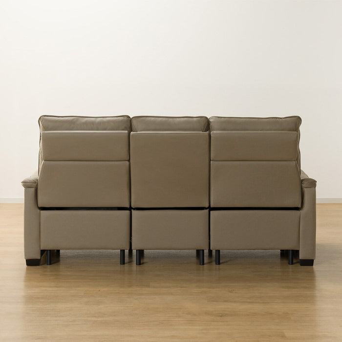 3P ELECTRIC SOFA N-BELIEVA 3 LEATHER MO