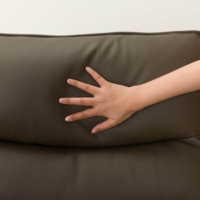 3P ELECTRIC SOFA N-BELIEVA 3 LEATHER BR