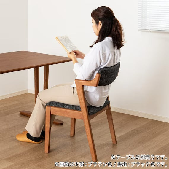 ARMCHAIR OLSON002 BR/BK