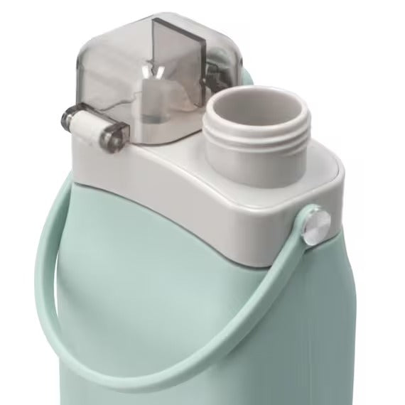 SILICONE FOLDING WATER BOTTLE 600ML TBL