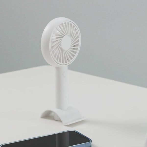 HANDY FAN WITH PHONE RACK WH MW02NC