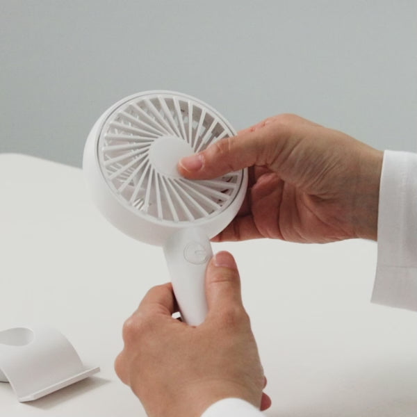 HANDY FAN WITH PHONE RACK WH MW02NC