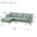 RIGHT ARM COUCH N-POCKET A15 DR-GGR