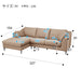 RIGHT ARM COUCH N-POCKET A15 DR-BE