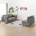 L-STYLE SOFASET CA10 DR-GY